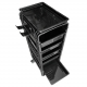 Kadeřnický pojízdný vozík JRL Barber trolley Black 2