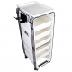 Kadeřnický pojízdný vozík JRL Barber trolley White 1